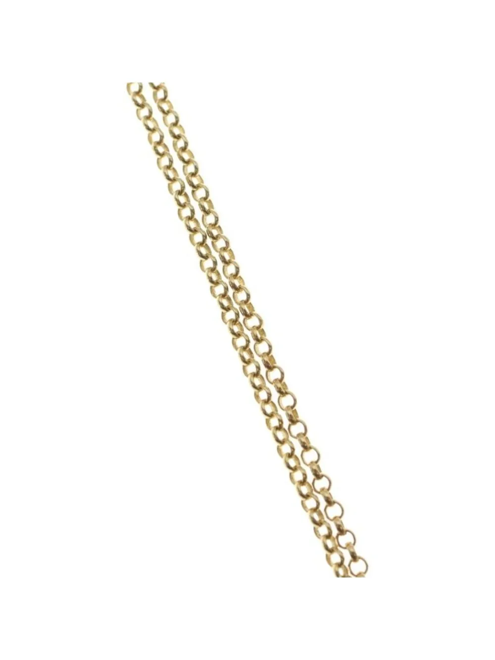 Chrome Hearts 22k Neckchain Roll Chain Necklace Gold